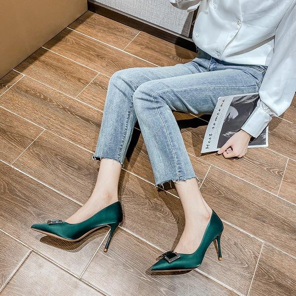 dress shoes nine cm ladies high heels korean fashion 2021 stiletto pumps sexy, Black
dress shoes nine cm ladies high heels korean fashion 2021 stiletto pumps sexy, Black