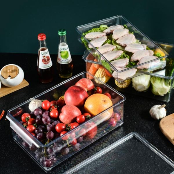 multifunctional kitchen refrigeratorvegetablefruit sealed storage container fresh-keeping box sealed storage jar with lid
multifunctional kitchen refrigeratorvegetablefruit sealed storage container fresh-keeping box sealed storage jar with lid