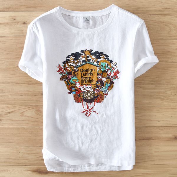 2021 new printed 100% linen t-shirt short sleeve fashion shirt summer flax tshirt men round collar mens t shirts camisa 2i85, White
2021 new printed 100% linen t-shirt short sleeve fashion shirt summer flax tshirt men round collar mens t shirts camisa 2i85, White