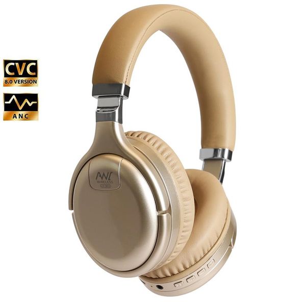 headphones & earphones anc wireless bluetooth headset active noise cancelling headphone deep bass sound earpiece for mobile phone pc compute 
headphones & earphones anc wireless bluetooth headset active noise cancelling headphone deep bass sound earpiece for mobile phone pc compute