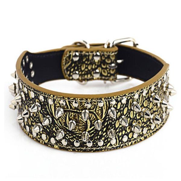 dog collars & leashes luxurious spiked studded collar padded pu leather for medium large dogs neck strap 449e
dog collars & leashes luxurious spiked studded collar padded pu leather for medium large dogs neck strap 449e