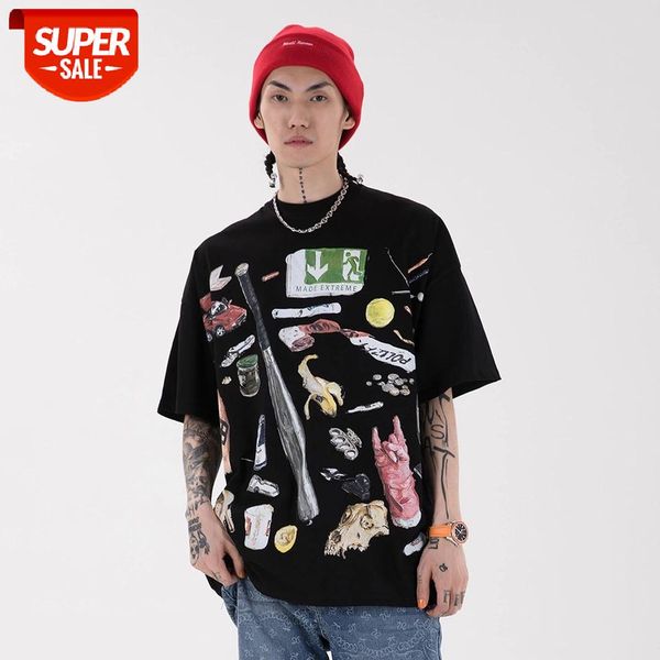 seveyfan 2021 men's printed short-sleeved round neck half-sleeved street trend loose couple five-point sleeve t-shirt #to5p, White;black
seveyfan 2021 men's printed short-sleeved round neck half-sleeved street trend loose couple five-point sleeve t-shirt #to5p, White;black