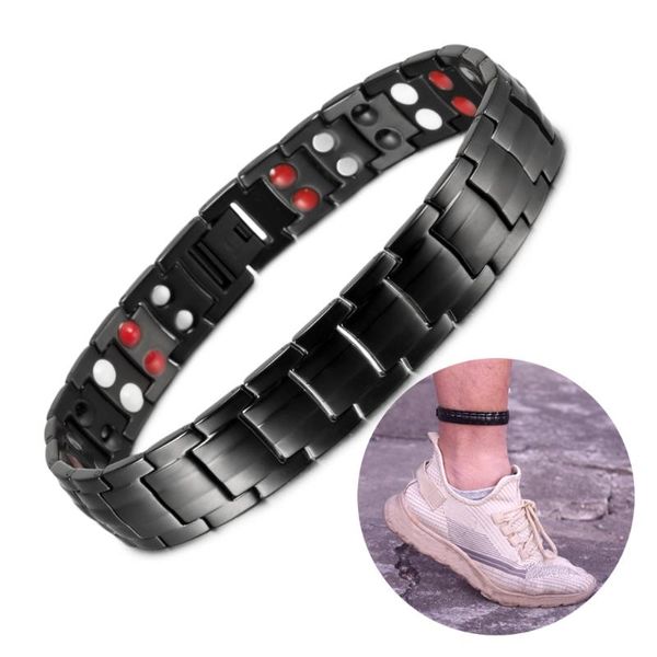 anklets vinterly black magnetic anklet for men 26cm health energy balance stainless steel bracelet chain arthritis pain relief, Red;blue
anklets vinterly black magnetic anklet for men 26cm health energy balance stainless steel bracelet chain arthritis pain relief, Red;blue