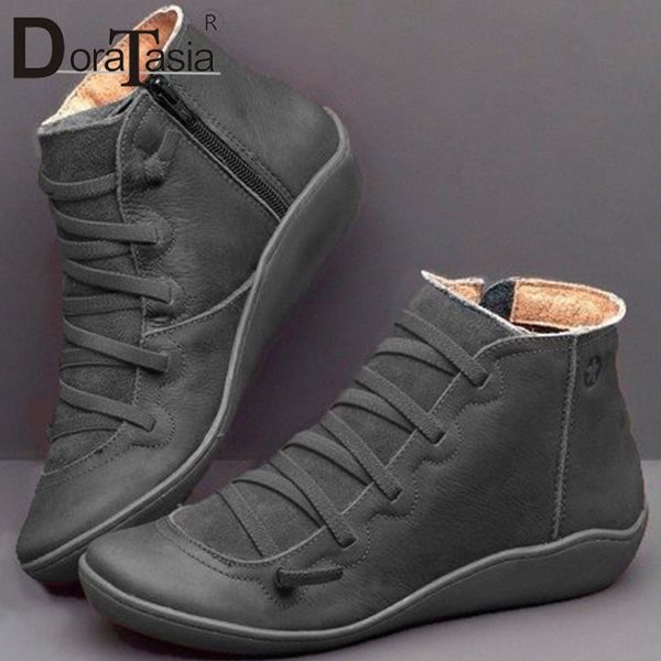 doratasia new big size 35 43 ladies ins boots women zip cross tied ankle boots sole wedges heels shoes woman l1ol#, Black
doratasia new big size 35 43 ladies ins boots women zip cross tied ankle boots sole wedges heels shoes woman l1ol#, Black