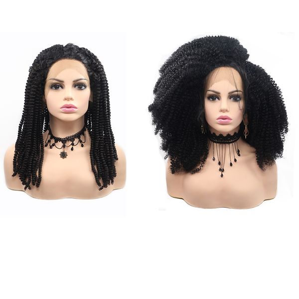 black afro kinky wigs synthetic lace front wigs kinky curly wigs for black women heat resistant fiber wig
black afro kinky wigs synthetic lace front wigs kinky curly wigs for black women heat resistant fiber wig