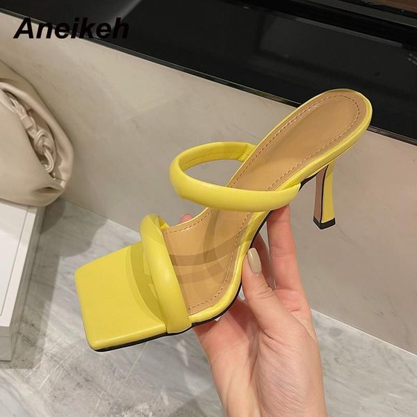 sandals aneikeh mule shoes high heels ladies pu shallow summer fashion square toe slip-on party slippers casual ankle, Black
sandals aneikeh mule shoes high heels ladies pu shallow summer fashion square toe slip-on party slippers casual ankle, Black