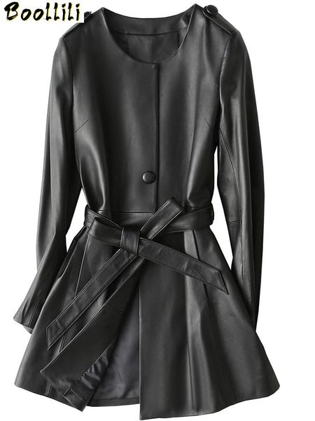women's leather & faux boollili genuine jacket 100% real sheepskin coat korean slim spring autumn jackets women, Black
women's leather & faux boollili genuine jacket 100% real sheepskin coat korean slim spring autumn jackets women, Black