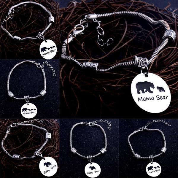 charm bracelets vintage dog tag cute mama bear family love beads bracelet bangle women mom children mother's day birthday party gifts w, Golden;silver
charm bracelets vintage dog tag cute mama bear family love beads bracelet bangle women mom children mother's day birthday party gifts w, Golden;silver