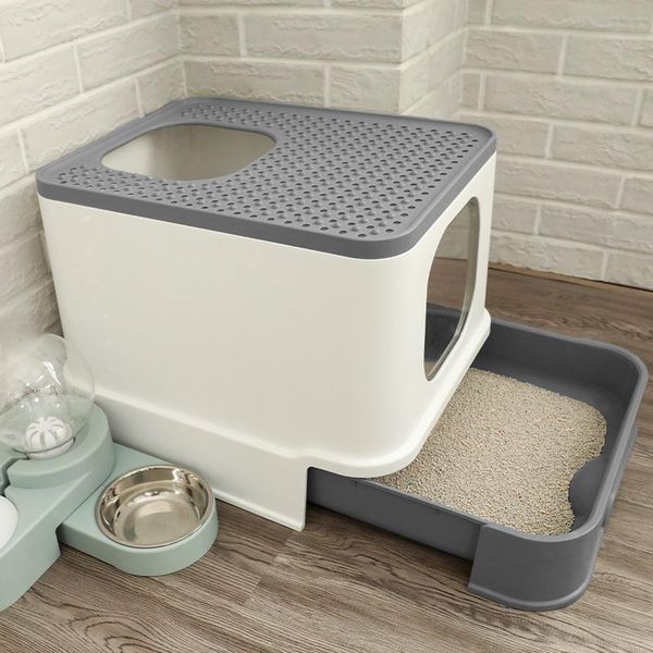 other cat supplies fully enclosed litter box large anti-spatter drawer into toilet deodorization extra oversized 
other cat supplies fully enclosed litter box large anti-spatter drawer into toilet deodorization extra oversized