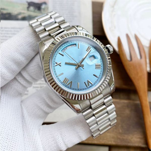 luxury men's mechanical watch sports style 40mm316l boutique steel watchband waterproof design aaa watch wholesale, Slivery;brown
luxury men's mechanical watch sports style 40mm316l boutique steel watchband waterproof design aaa watch wholesale, Slivery;brown
