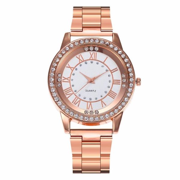 wristwatches drop women rose gold stainless steel watch luxury ladies rhinestone quartz wrist watches female clock, Slivery;brown
wristwatches drop women rose gold stainless steel watch luxury ladies rhinestone quartz wrist watches female clock, Slivery;brown