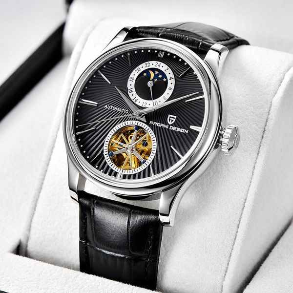 wristwatches pagani design sports men's watch business automatic sapphire waterproof casual leather men relogio masculino, Slivery;brown
wristwatches pagani design sports men's watch business automatic sapphire waterproof casual leather men relogio masculino, Slivery;brown
