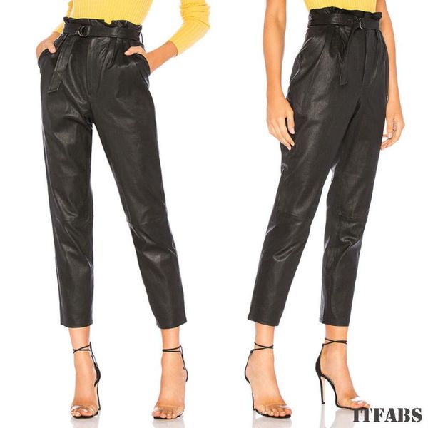women's pants & capris women fashion pu leather high waist black ankle length pencil trousers skinny stretch slim include sashes, Black;white
women's pants & capris women fashion pu leather high waist black ankle length pencil trousers skinny stretch slim include sashes, Black;white