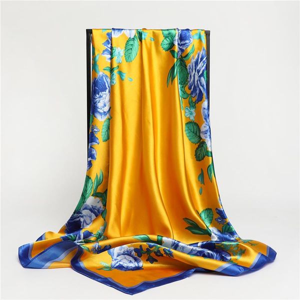 scarves flower print shawl silk square scarf for women hair bands female foulardhead wraps headband satin hijab neckerchief bandana, Blue;gray
scarves flower print shawl silk square scarf for women hair bands female foulardhead wraps headband satin hijab neckerchief bandana, Blue;gray