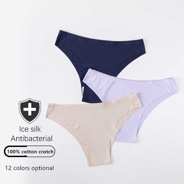 women's panties ice silk women underwear g-string cotton crotch low-rise t-back female underpants traceless thong plus size briefs, Black;white
women's panties ice silk women underwear g-string cotton crotch low-rise t-back female underpants traceless thong plus size briefs, Black;white