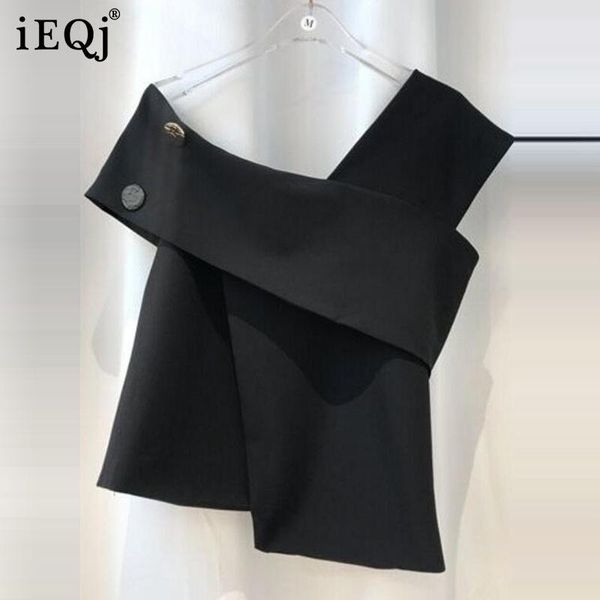 women's t-shirt ieqj women v-neck sleeveless asymmetrical criss-cross fashion tide casual summer pink black 2021 wr088, White
women's t-shirt ieqj women v-neck sleeveless asymmetrical criss-cross fashion tide casual summer pink black 2021 wr088, White