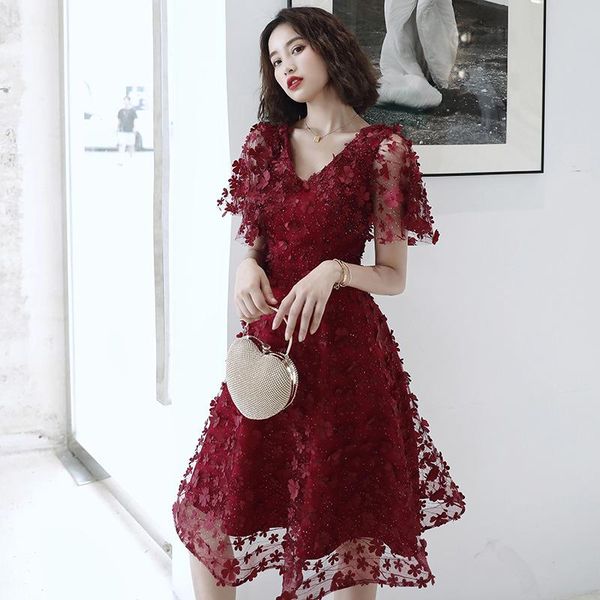 ethnic clothing elegant v-neck evening dress exquisite appliques formal party a-line banquet temperament prom gowns, Red
ethnic clothing elegant v-neck evening dress exquisite appliques formal party a-line banquet temperament prom gowns, Red