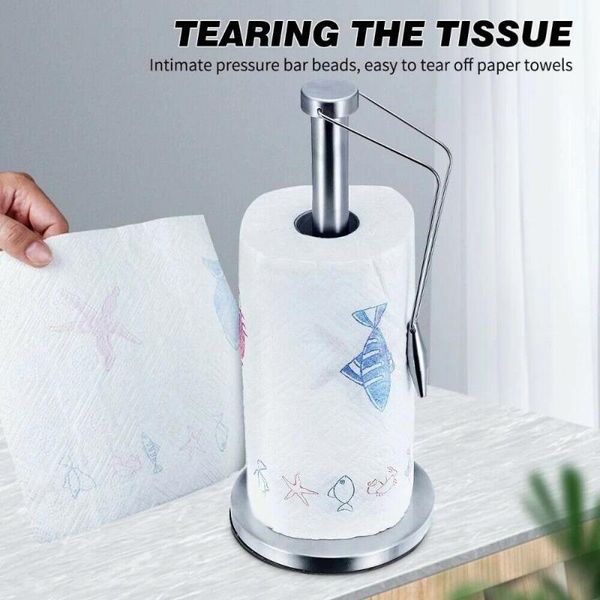 toilet paper holders stainless steel roll towel holder bathroom tissue vertical stand napkins rack home kitchen storage accessories
toilet paper holders stainless steel roll towel holder bathroom tissue vertical stand napkins rack home kitchen storage accessories