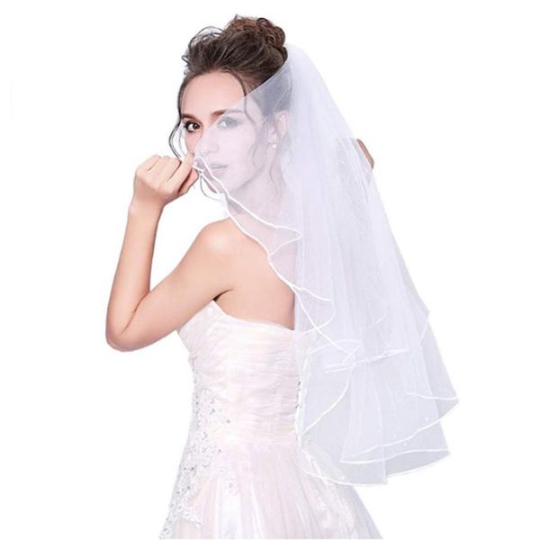 bridal veils women pearl wedding dress veil layers tulle ribbon edge accessories, Black
bridal veils women pearl wedding dress veil layers tulle ribbon edge accessories, Black
