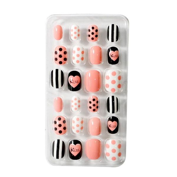 false nails 24pcs kids stiletto tips candy color fake nail uv gel manicure easy apply artificial salon girl art, Red;gold
false nails 24pcs kids stiletto tips candy color fake nail uv gel manicure easy apply artificial salon girl art, Red;gold