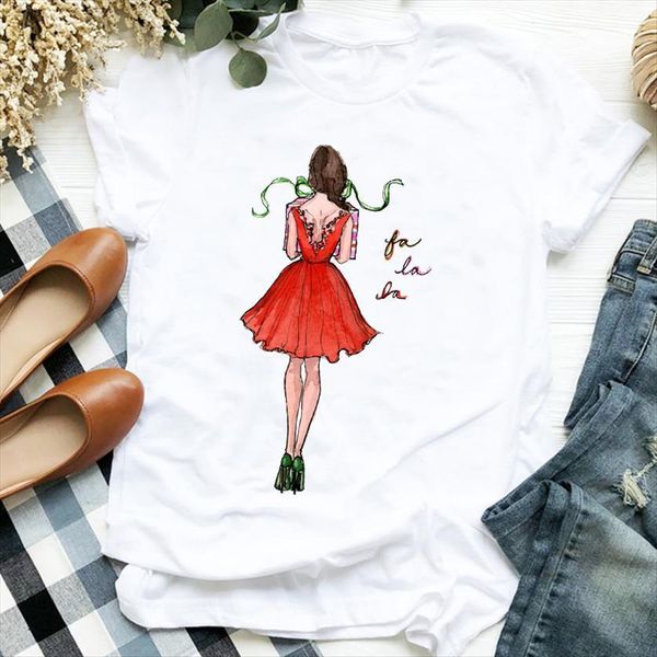 happy time girl cartoon womens t shirt year holiday merry christmas clothes graphic print tee female, White
happy time girl cartoon womens t shirt year holiday merry christmas clothes graphic print tee female, White