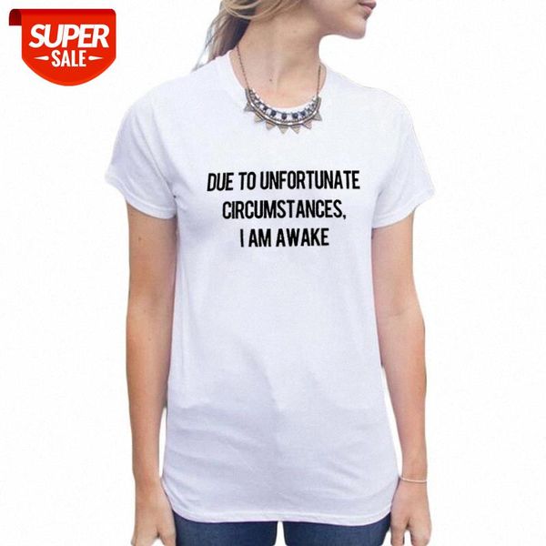 sunfiz YF Print Letter Tee Due to Unfortunate Circumstances, I Am Awake Women Fashion Funny Tumblr Top Femme Hipster Style #080d, White
sunfiz YF Print Letter Tee Due to Unfortunate Circumstances, I Am Awake Women Fashion Funny Tumblr Top Femme Hipster Style #080d, White
