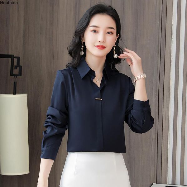 women's blouses & shirts silk satin slim casual fashion short sleeve solid color summer lady blusas houthion, White
women's blouses & shirts silk satin slim casual fashion short sleeve solid color summer lady blusas houthion, White
