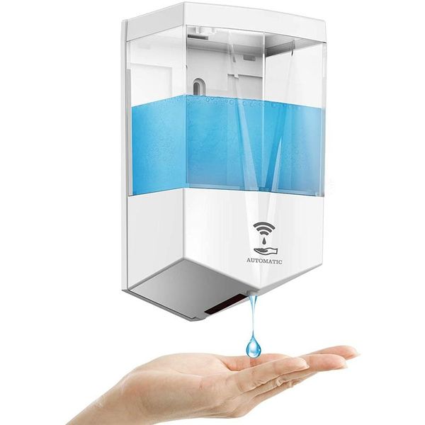 liquid soap dispenser automatic touchless hand wall mounted nail-installation with 600ml/20.30oz bathroom
liquid soap dispenser automatic touchless hand wall mounted nail-installation with 600ml/20.30oz bathroom