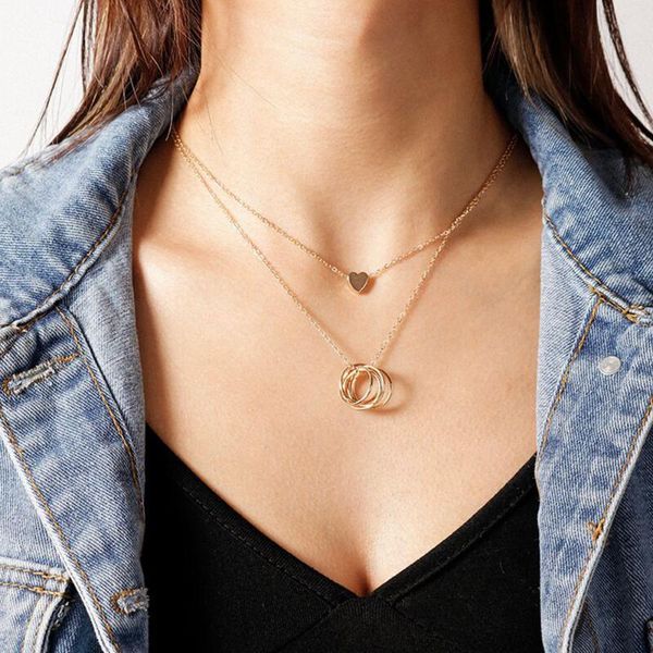 chains gold choker neck layered necklace fashion kpop heat pendant jewelry for women accessories girl couple friend birthday gift, Silver
chains gold choker neck layered necklace fashion kpop heat pendant jewelry for women accessories girl couple friend birthday gift, Silver