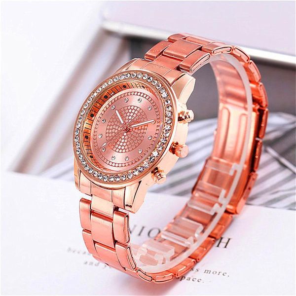 wristwatches 2021 luxury ladies wrist watch rhinestone alloy bracelet clock no logo rose gold quartz women watches fashion gift relojes muje, Slivery;brown
wristwatches 2021 luxury ladies wrist watch rhinestone alloy bracelet clock no logo rose gold quartz women watches fashion gift relojes muje, Slivery;brown