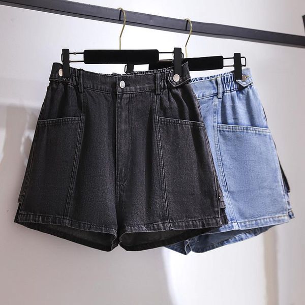 plus size pants 2021 oversized women denim shorts summer loose wide leg jeans casual elastic-waist big-pocket short 6xl kw1103, Black
plus size pants 2021 oversized women denim shorts summer loose wide leg jeans casual elastic-waist big-pocket short 6xl kw1103, Black