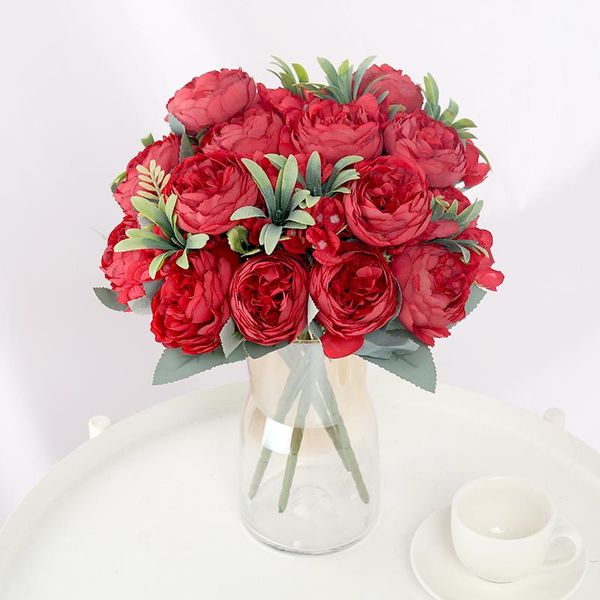 decorative flowers & wreaths artificial peony tea rose autumn silk fake for diy living room home garden wedding decoration
decorative flowers & wreaths artificial peony tea rose autumn silk fake for diy living room home garden wedding decoration