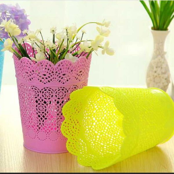 waste bins 2pc hollow flower plant pot makeup brush storage boxes pen pencil holder container office desktrash organizer
waste bins 2pc hollow flower plant pot makeup brush storage boxes pen pencil holder container office desktrash organizer