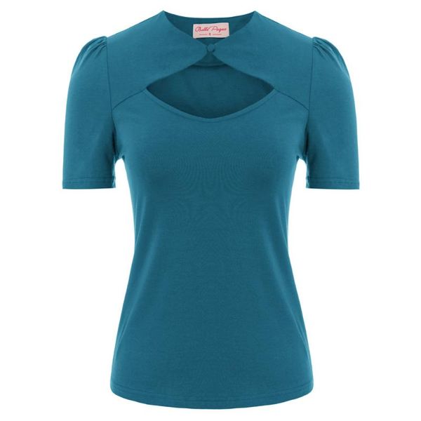 women's t-shirt 1pc soft comfortable shirred shoulders retro short sleeve cotton, White
women's t-shirt 1pc soft comfortable shirred shoulders retro short sleeve cotton, White
