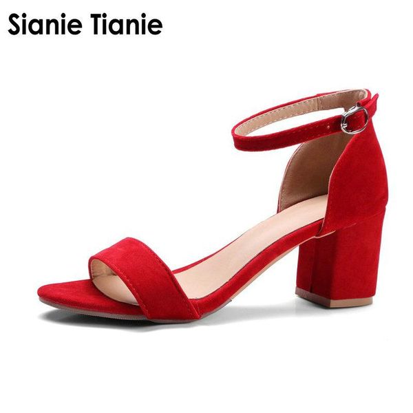 dress shoes sianie tianie flock open toe woman summer silver gold pink buckle strap block high heels women sandals plus size 44 45, Black
dress shoes sianie tianie flock open toe woman summer silver gold pink buckle strap block high heels women sandals plus size 44 45, Black