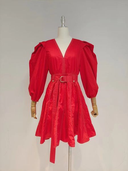 fall 2022new fashion simple puff sleeve belt waist-tight bud skirt short dress, Black;gray
fall 2022new fashion simple puff sleeve belt waist-tight bud skirt short dress, Black;gray