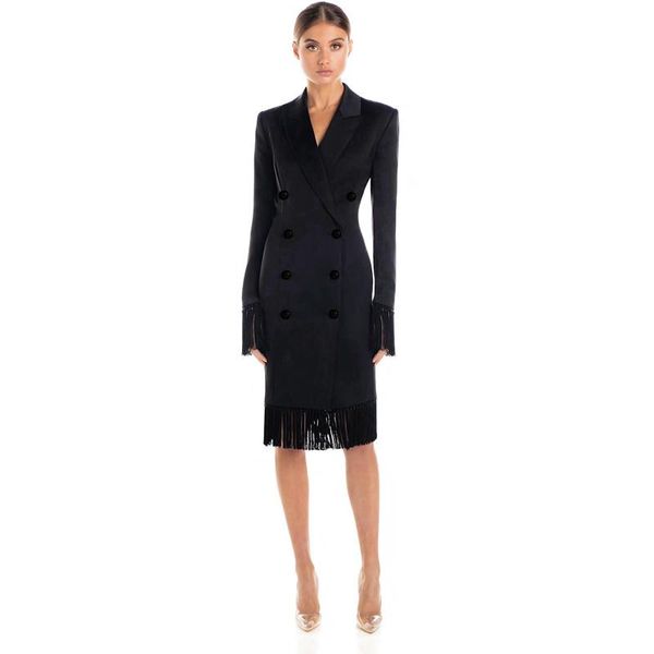 casual dresses 2021 arrivals fashion selling show collection style women dress black long sleeve tassel party vestidos wholesale, Black;gray
casual dresses 2021 arrivals fashion selling show collection style women dress black long sleeve tassel party vestidos wholesale, Black;gray