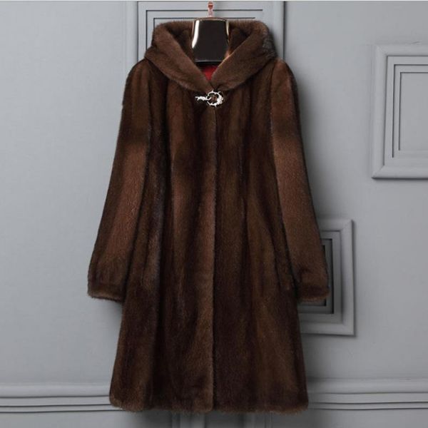 2021 imported mink coat with thick long winter fashion fur hooded haining fur coat dust, Black
2021 imported mink coat with thick long winter fashion fur hooded haining fur coat dust, Black
