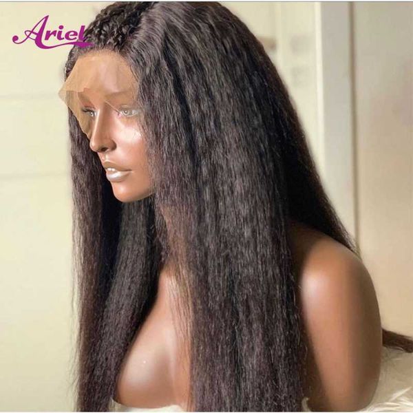 lace wigs kinky straight 13x4 front for women transaprent frontal wig pre plucked with baby hair remy yaki human, Black;brown
lace wigs kinky straight 13x4 front for women transaprent frontal wig pre plucked with baby hair remy yaki human, Black;brown