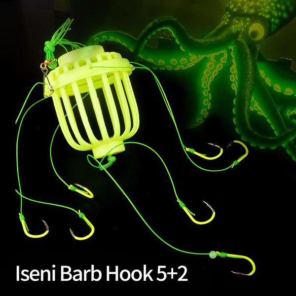 fluorescent trap hook sharp green fishing cage high strength bait cage for night fishing
fluorescent trap hook sharp green fishing cage high strength bait cage for night fishing