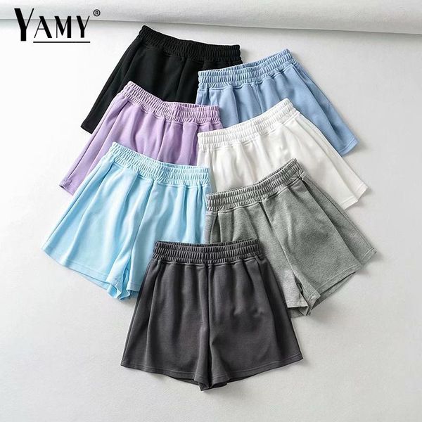 women's shorts summer high waisted women black sweat elegant casual running streetwear cotton short pants 2021, White;black
women's shorts summer high waisted women black sweat elegant casual running streetwear cotton short pants 2021, White;black