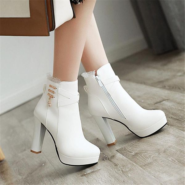 boots side zipper women autumn winter shoes fashion high heels platform ankle ladies casual black white
boots side zipper women autumn winter shoes fashion high heels platform ankle ladies casual black white