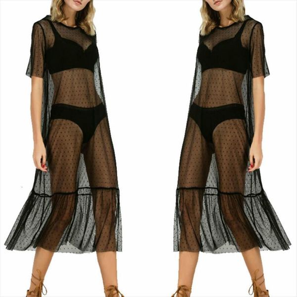 see through mesh sheer women dress tulle lace long beachwear cover up style black, Black;gray
see through mesh sheer women dress tulle lace long beachwear cover up style black, Black;gray