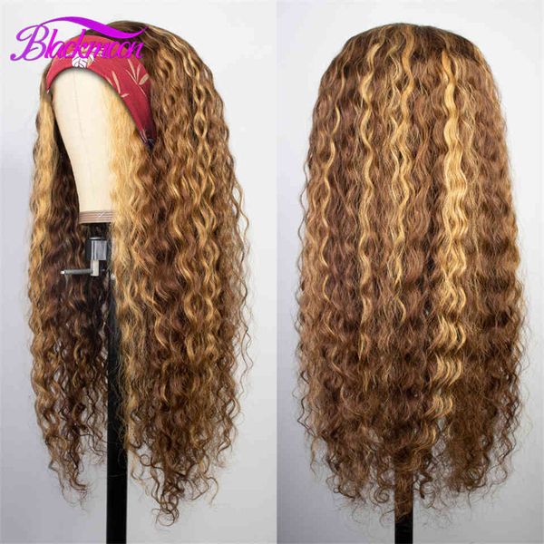 indian headband wig human hair deep wave glueless machine made for women remy natural color p4-27 curly, Black;brown
indian headband wig human hair deep wave glueless machine made for women remy natural color p4-27 curly, Black;brown