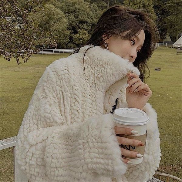 lazy rabbit wool lamb plush thickened cotton female 2021 new korean winter loose woven fur jacket, Black
lazy rabbit wool lamb plush thickened cotton female 2021 new korean winter loose woven fur jacket, Black