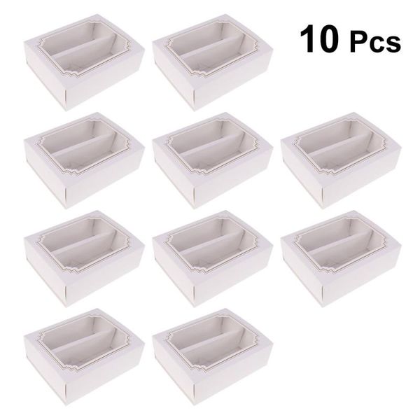 10 pcs baking box white paper macaron box small cookie cake dessert party gift packing with clear window big size
10 pcs baking box white paper macaron box small cookie cake dessert party gift packing with clear window big size