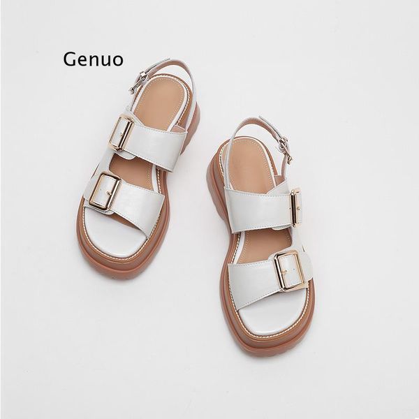 sandals platform shoes women patent leather genuine cow for 2021 summer open-toed slippers, Black
sandals platform shoes women patent leather genuine cow for 2021 summer open-toed slippers, Black