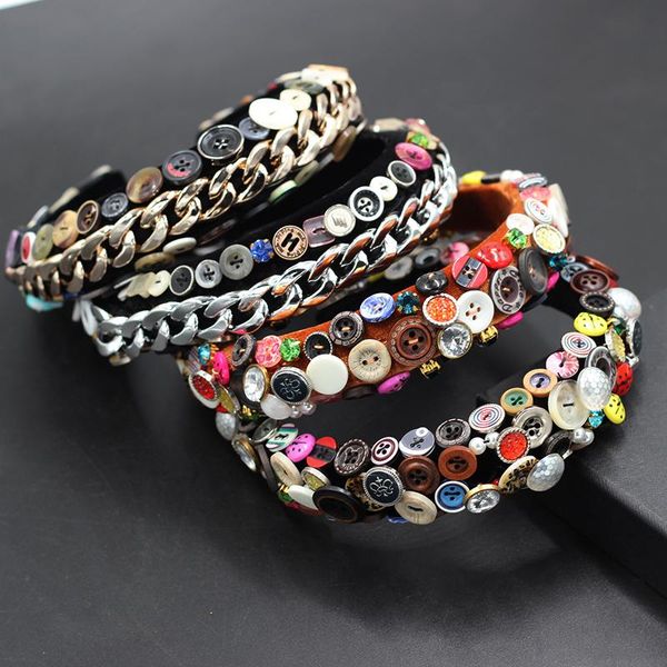 sponge leisure beach headband new european and american fashion color buttons geometric headband net red hair accessories 578, Golden;silver
sponge leisure beach headband new european and american fashion color buttons geometric headband net red hair accessories 578, Golden;silver