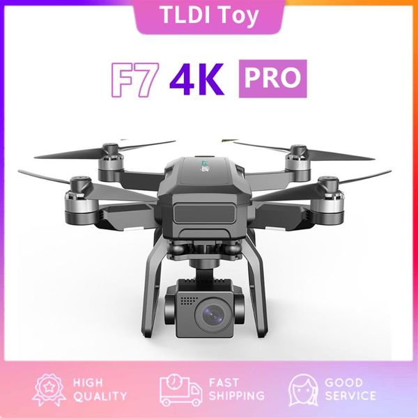 

drones sjrc f7 pro gps drone 4k dual hd camera 3 axis gimbal professional aerial pography brushless motor quadcopter rc distance 3km