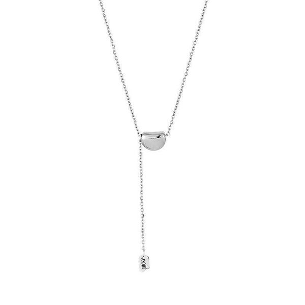 Women's Lucky Bean Necklace, European and American Fashion, Simple Design, Religious Sense, Cool Style, Clavicle, Silver
Women's Lucky Bean Necklace, European and American Fashion, Simple Design, Religious Sense, Cool Style, Clavicle, Silver